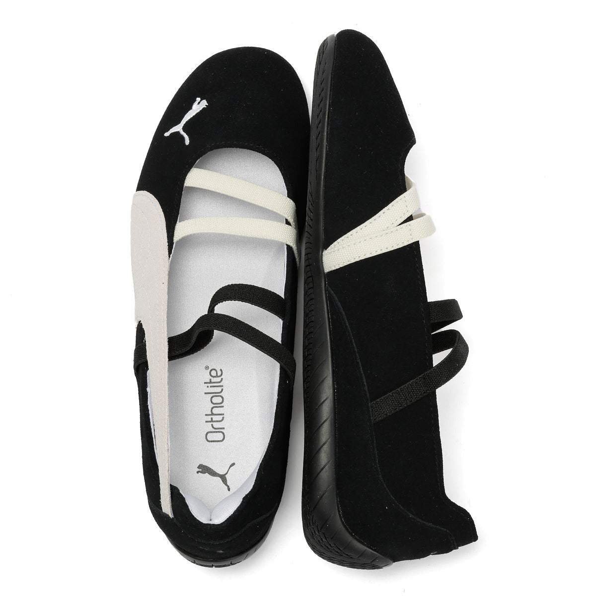 Puma Speedcat Ballet SD Chaussures Noires Pour Femmes En Suede