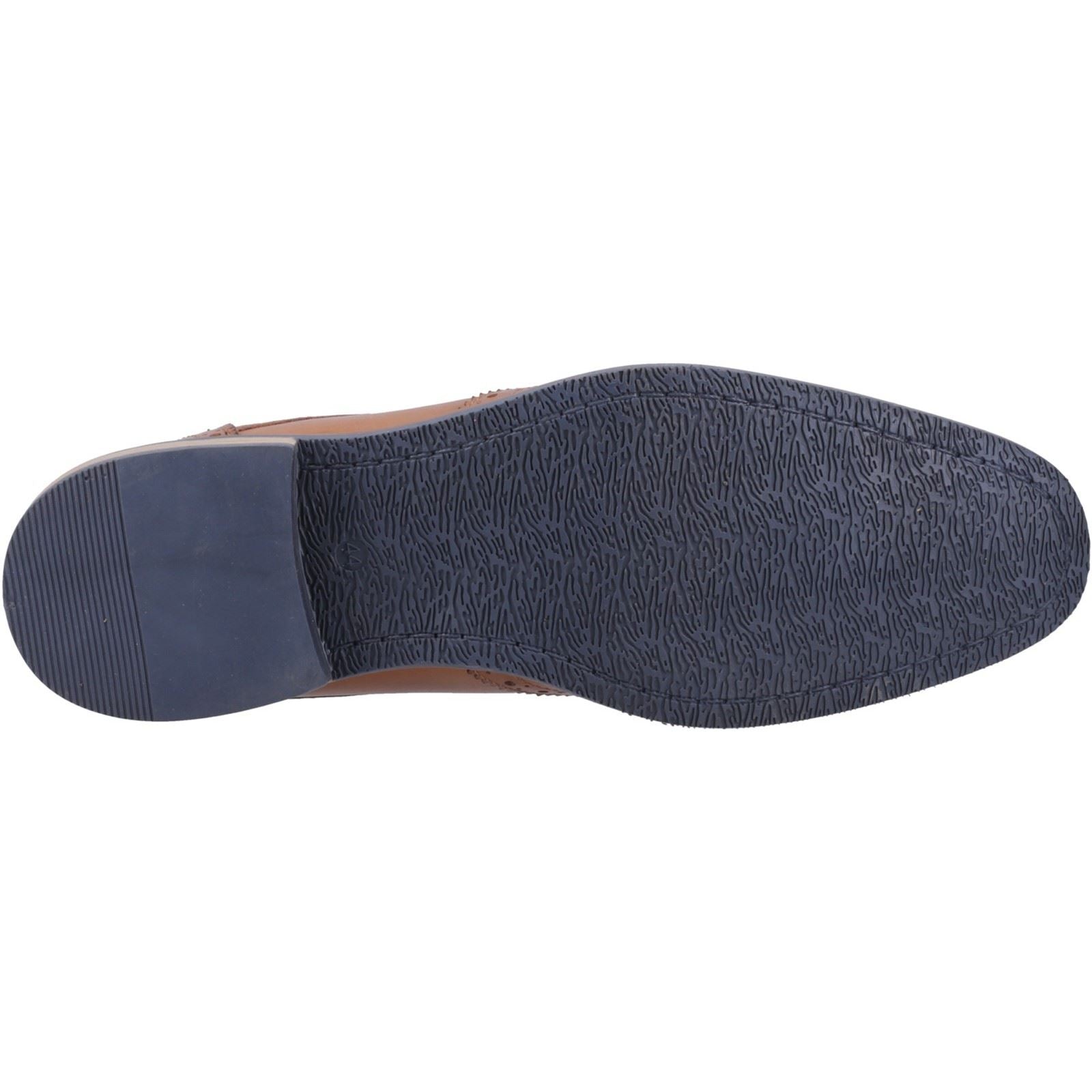 Hush Puppies Mack Chaussures Richelieu Homme En Cuir Marron Clair