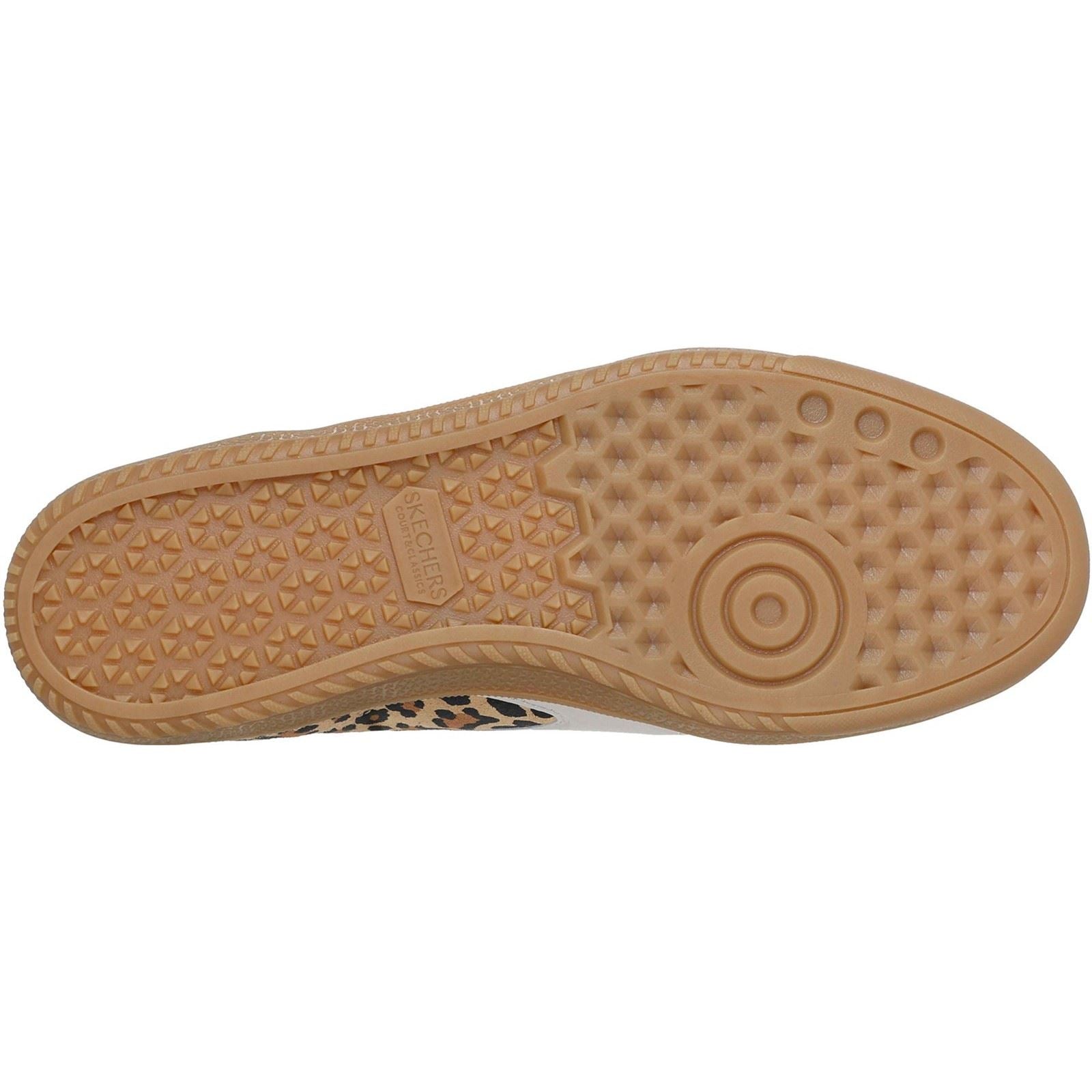 Skechers Hotshot - On The Prowl Hotshot - Baskets En Cuir À Imprimé Léopard Pour Femmes On The Prowl