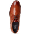Base London Wing Chaussures Derby En Cuir Pour Homme Couleur Tan Brûlé