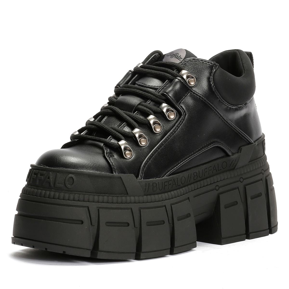 Buffalo Gospher Hike Lo Chaussures Noires Pour Femmes