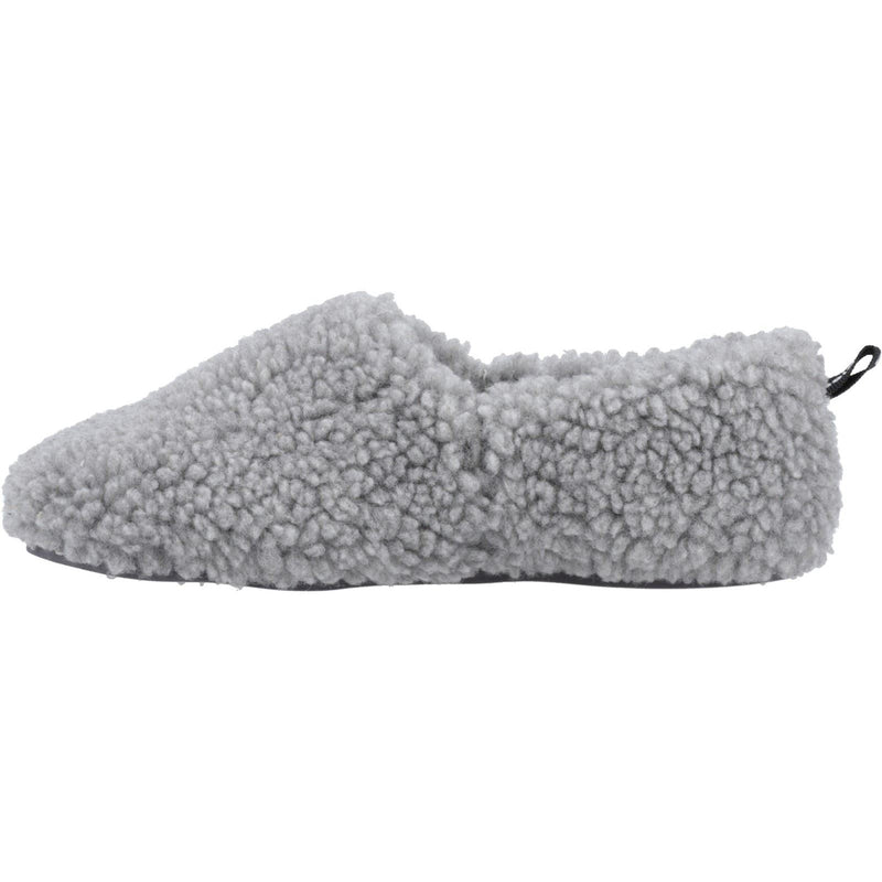 Hush Puppies Emily Chaussons Gris En Fausse Fourrure Pour Femmes