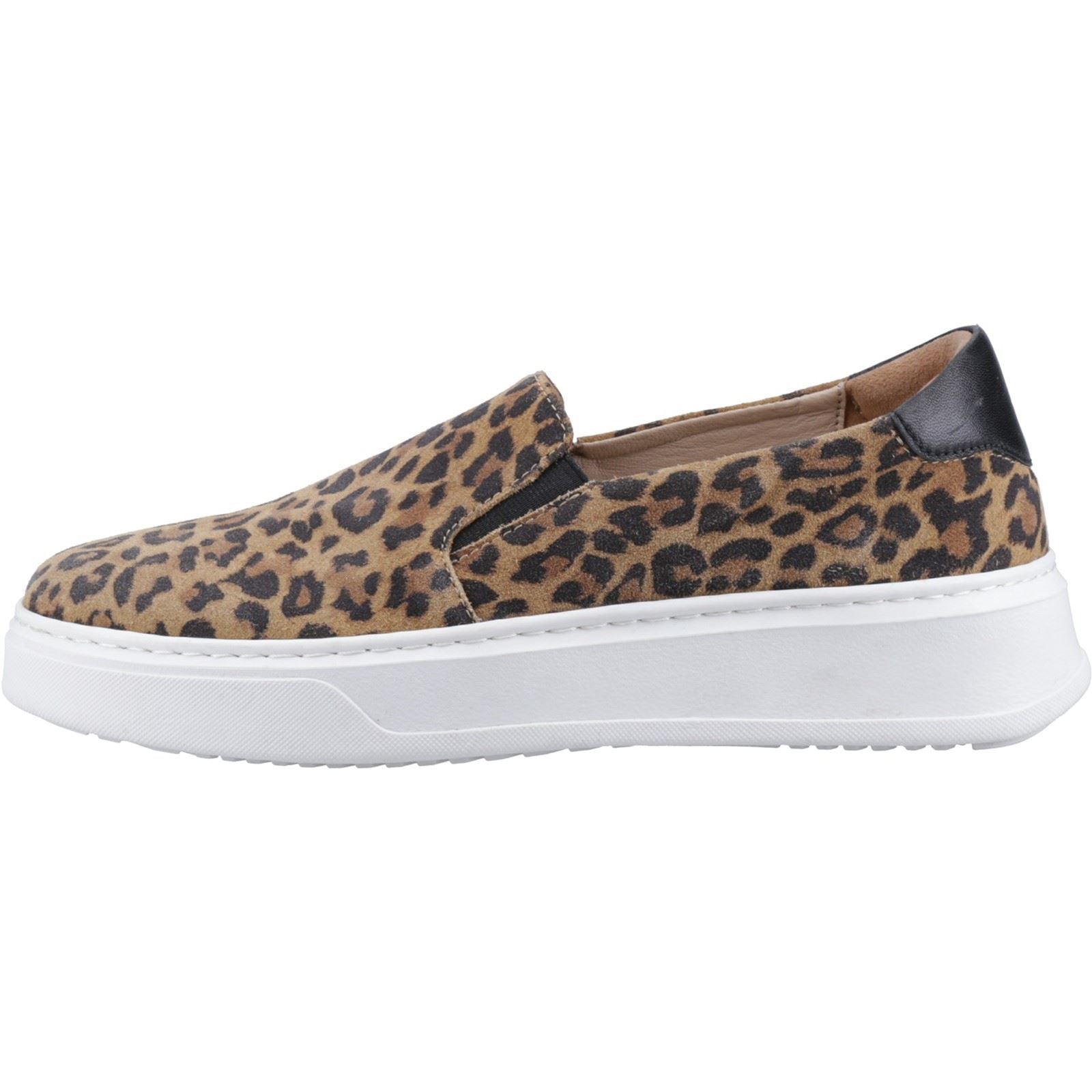 Hush Puppies Corinne Baskets Léopard En Cuir Pour Femmes