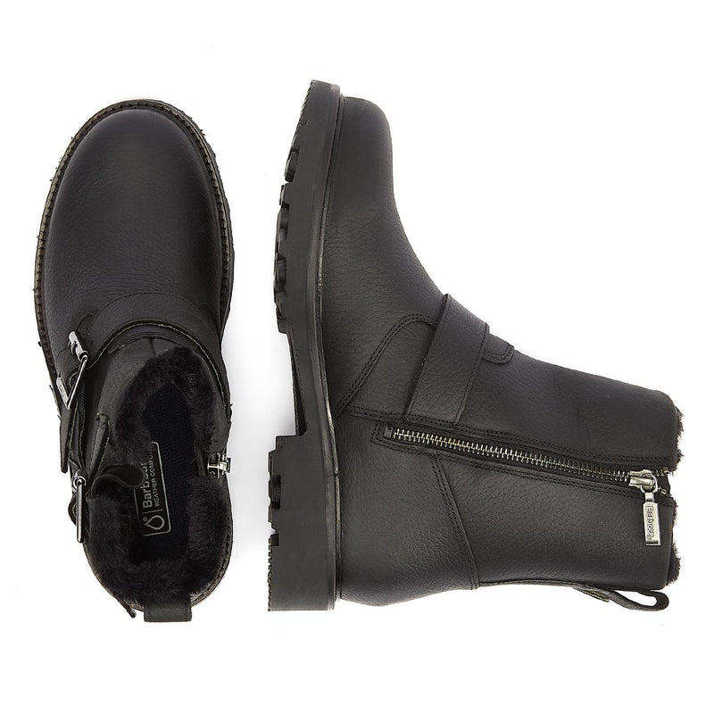 Barbour Bottes Noires Pour Femmes Derwent