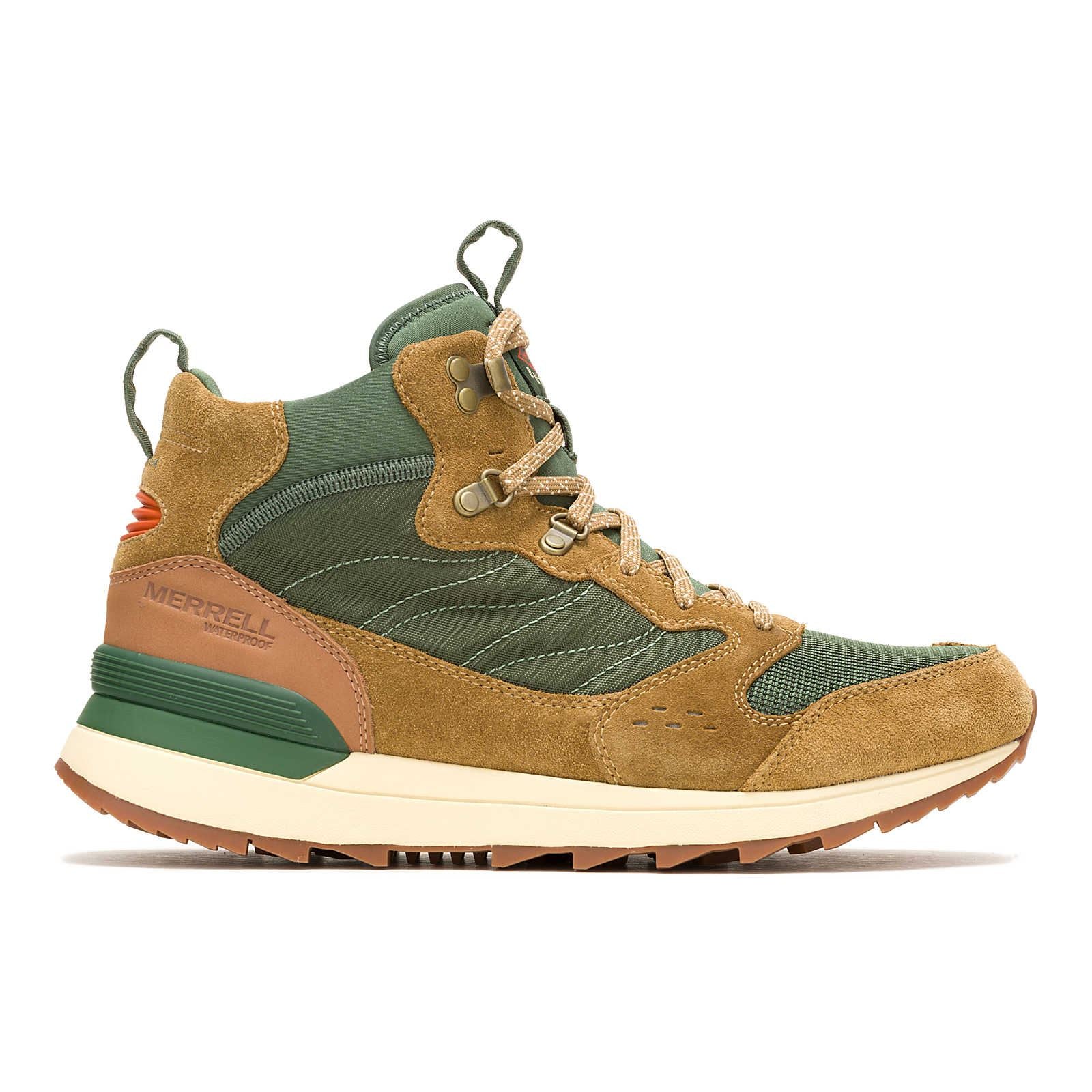 Merrell Alpine 83 Recraft Mid Baskets En Daim Pour Homme Vert