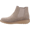 Hush Puppies Leonie Femmes Chaussons Chelsea Plats En Daim Taupe