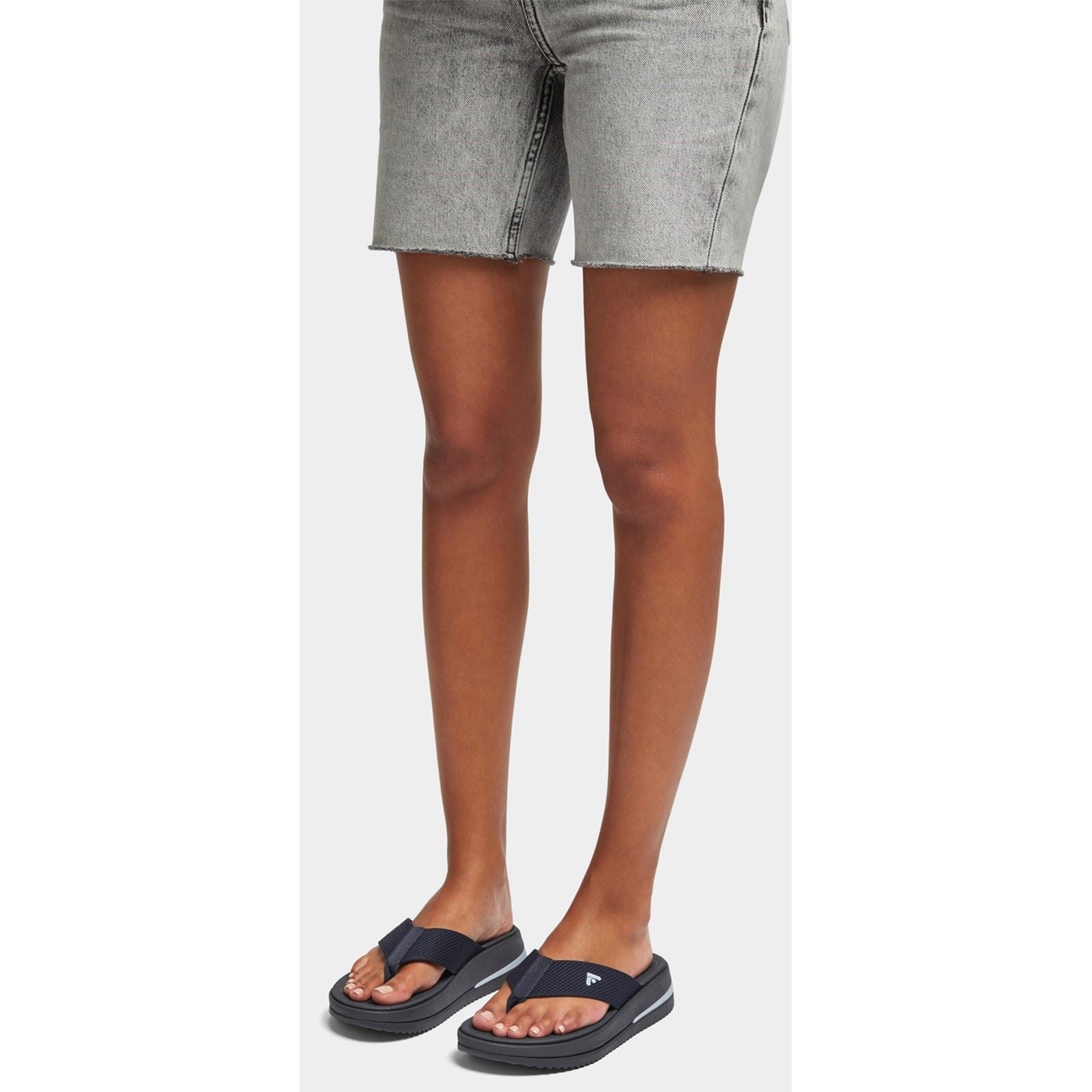 Fitflop Surff Two-tone Sandales Larges En Polyester Pour Femmes Couleur Bleu Marine Nuit