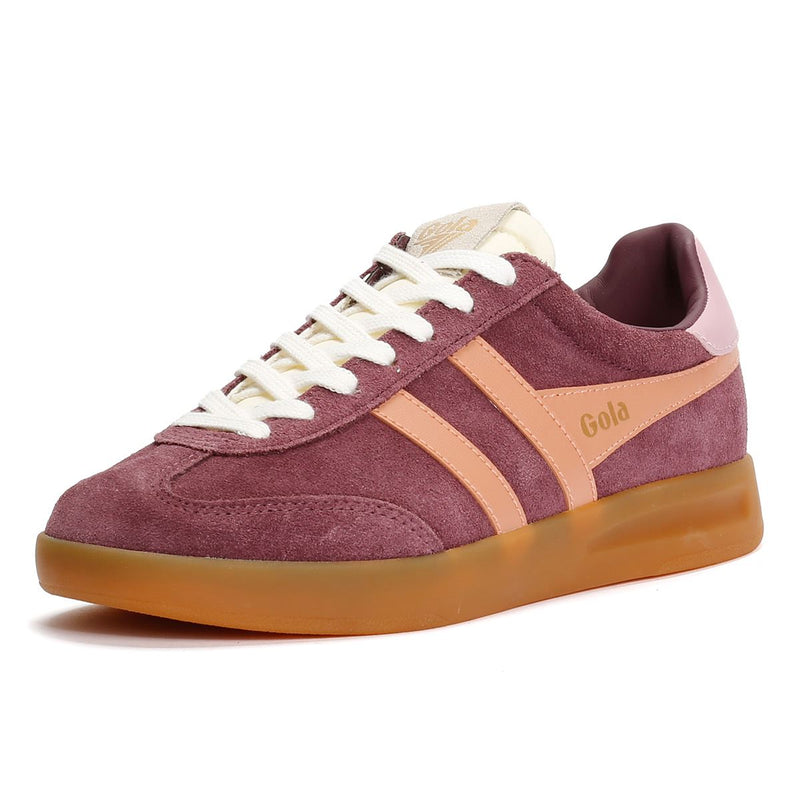 Gola Cyclone Baskets Violettes Suede Pour Femmes