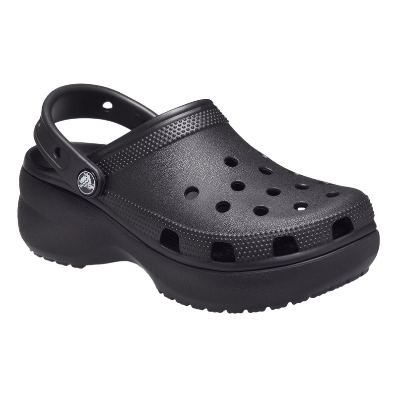 Crocs Classic Platform Sabots noirs pour Femmes en Thermoplastique