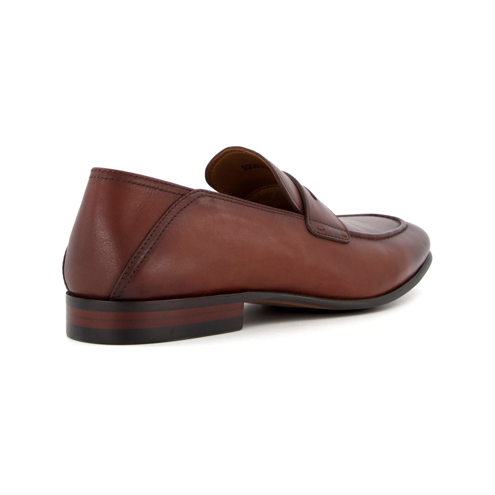 Dune Sync Mocassins En Cuir Pour Hommes Couleur Beige