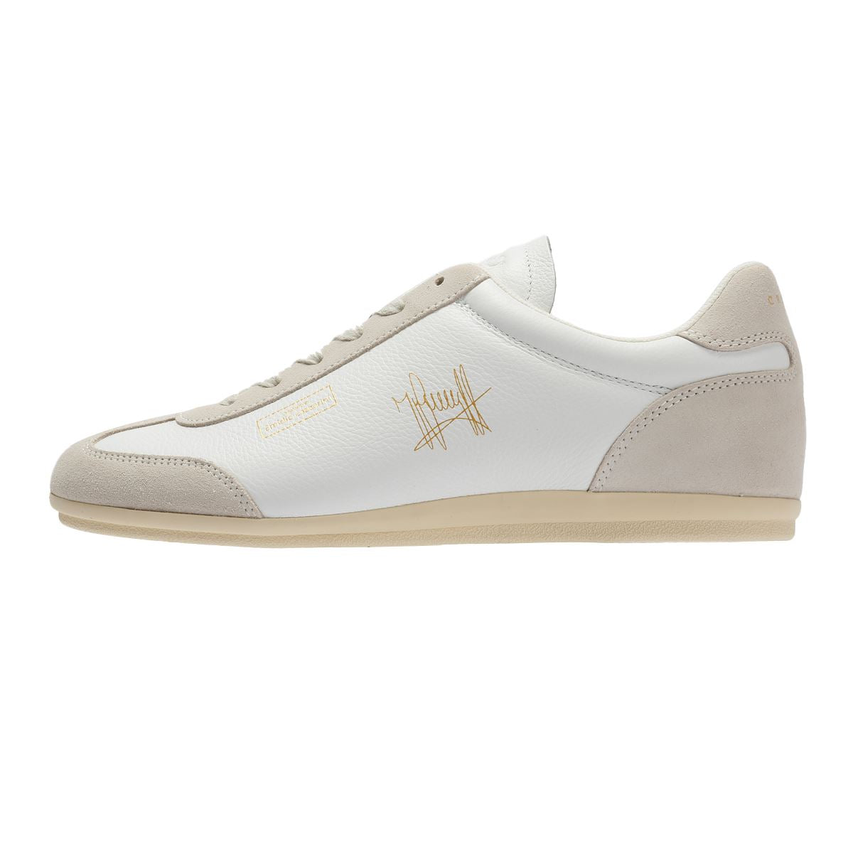 Cruyff Recoupa Baskets Blanches En Cuir Pour Hommes