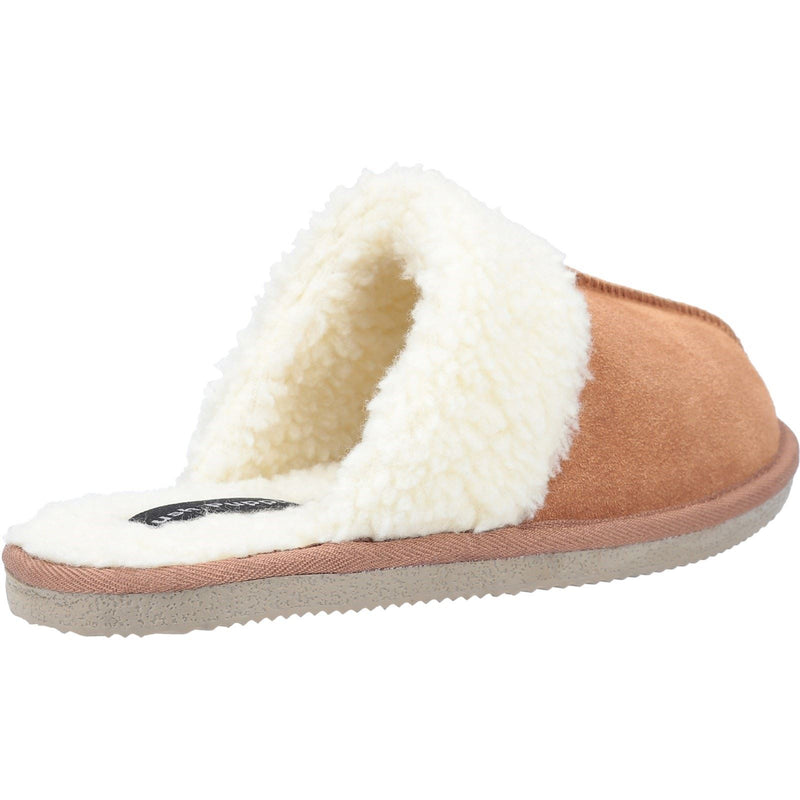 Hush Puppies Arianna Chaussons En Daim Pour Femmes Couleur Beige