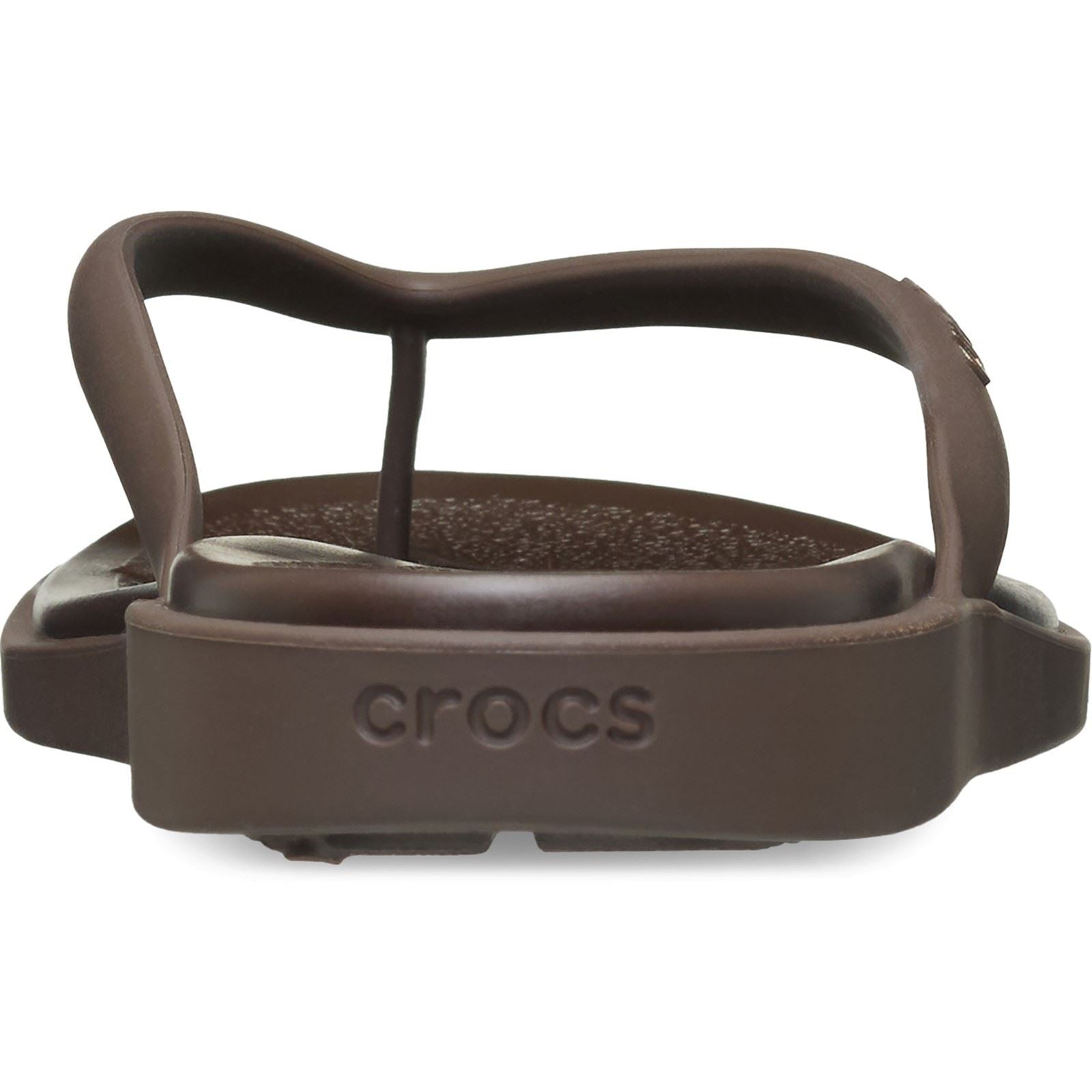 Crocs Miami Matte Flip Sandales En Café Eva Pour Femmes