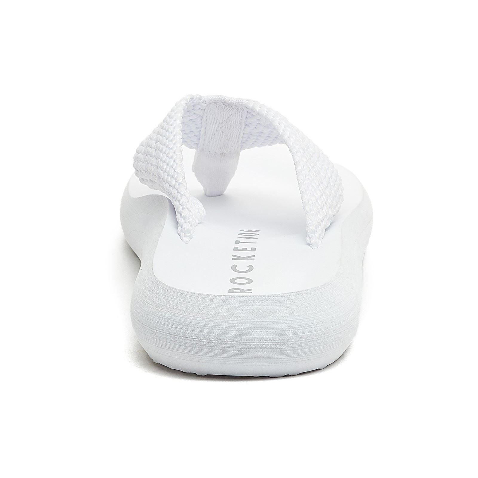 Rocket Dog Sunset Webbing Sandales Blanches Pour Femmes En Coton