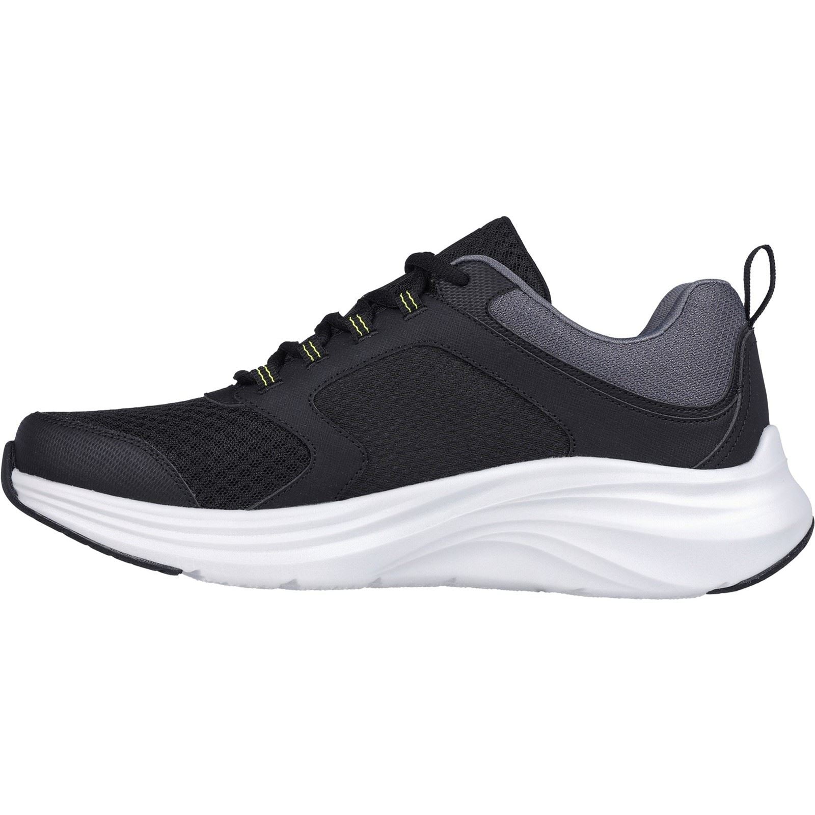 Skechers Vapor Foam Baskets Synthétiques Pour Hommes Noires/Limon