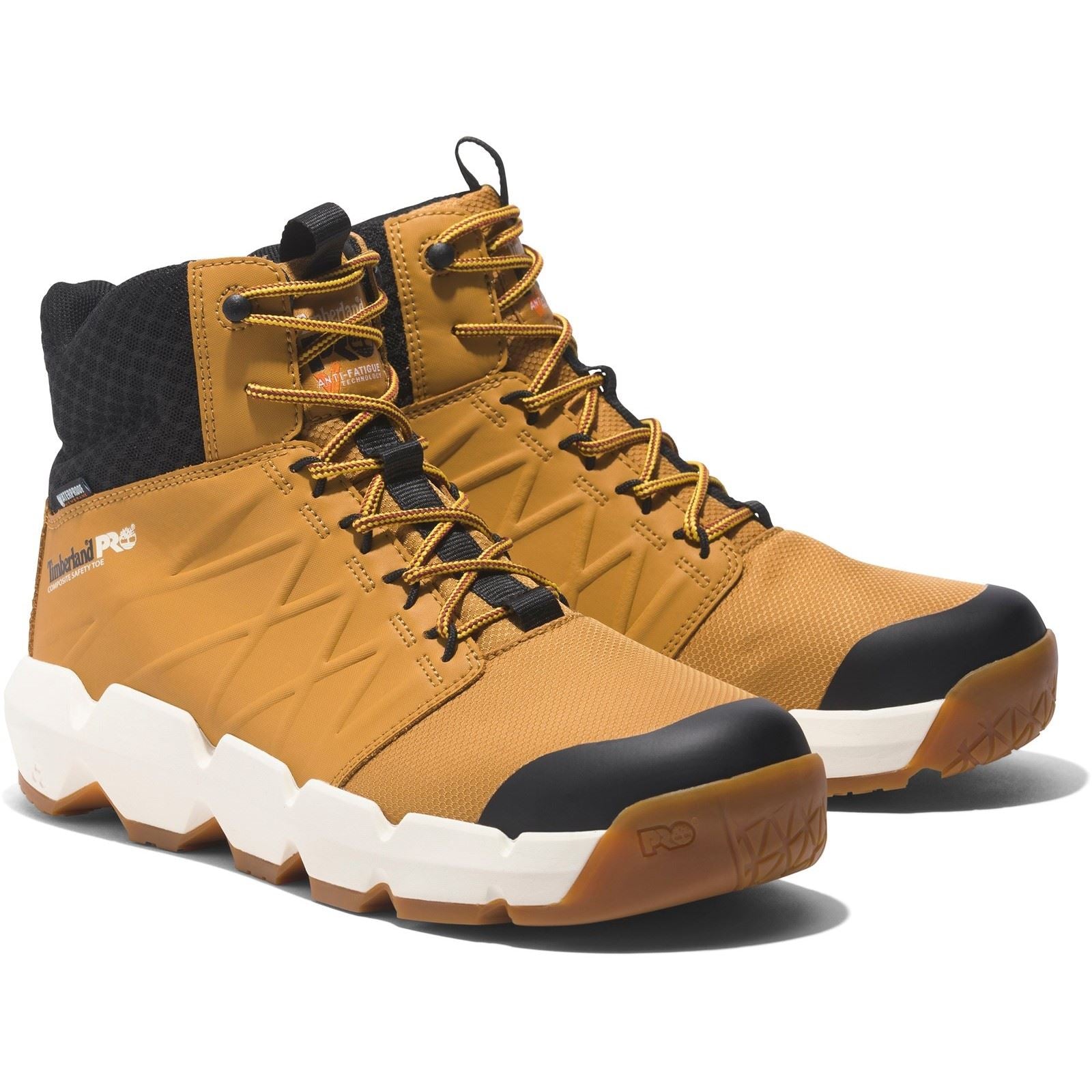 Timberland Pro Bottes De Sécurité En Cuir Blé Morphix 6"