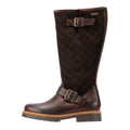Barbour Willow Tall Bottes En Daim Marron Pour Femmes