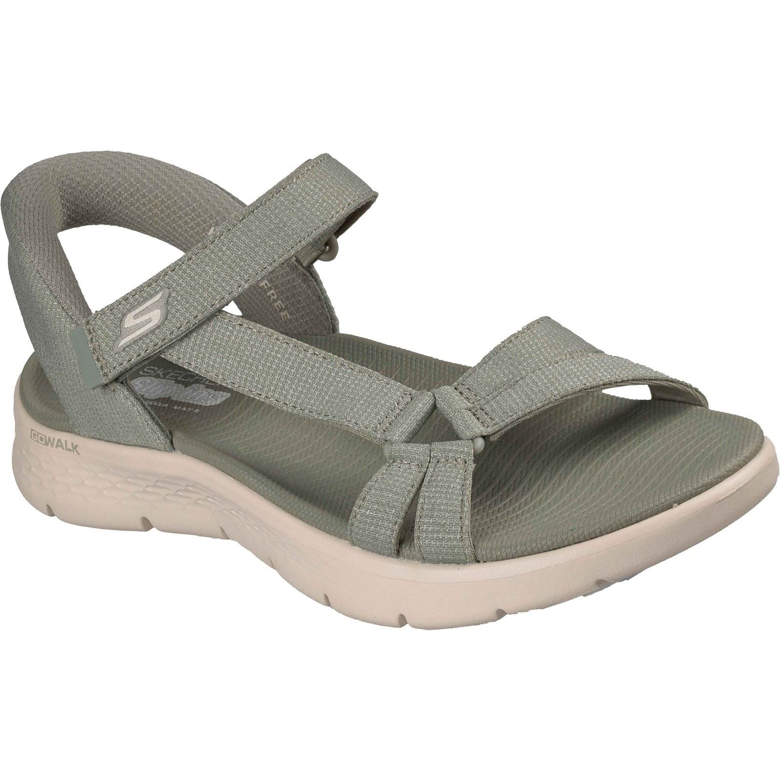 Skechers GO WALK Flex Illuminate Sandales Sage En Textile Pour Femmes