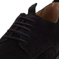 Hudson Barnstaple Lace Up Suede Shoe Men's Black Casual