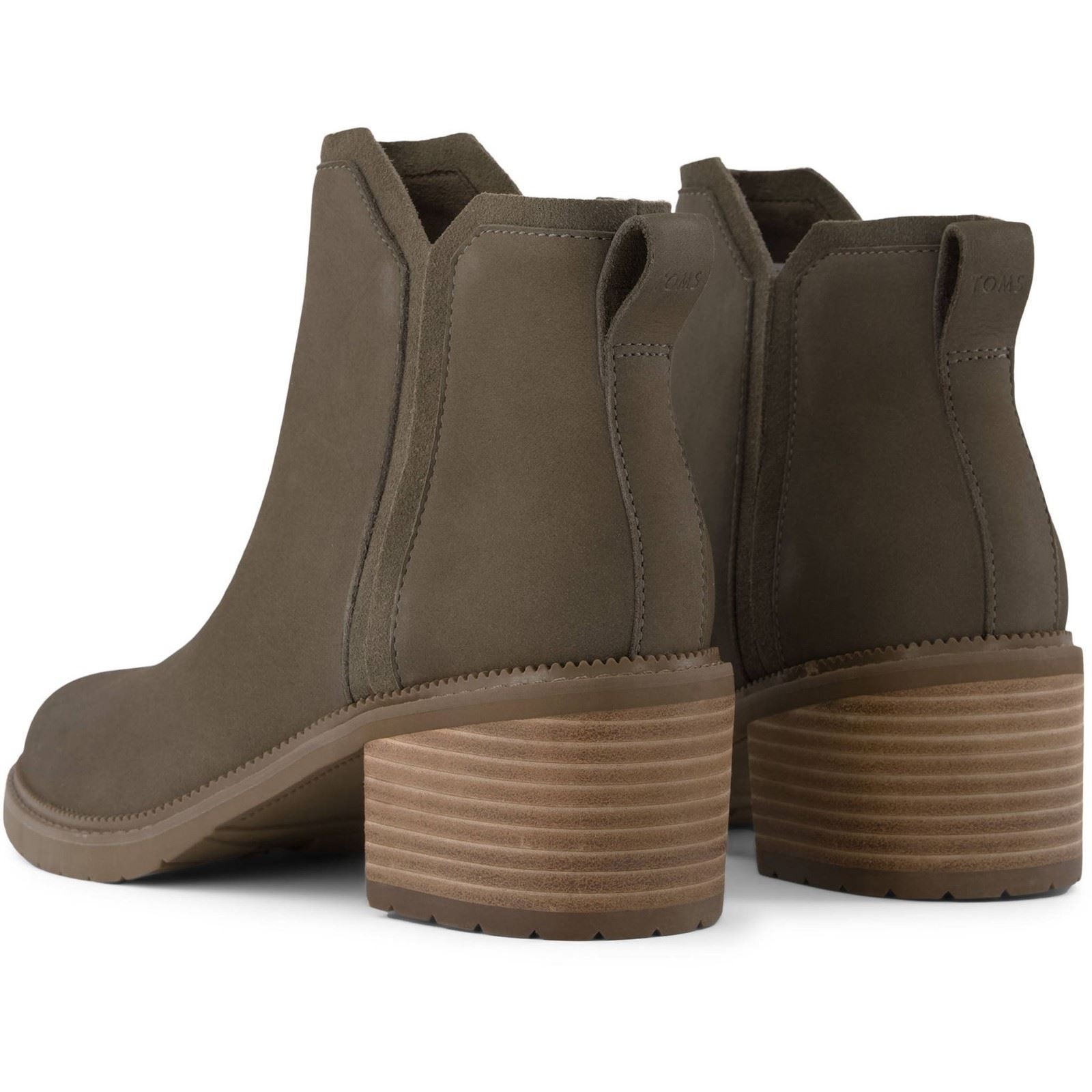 TOMS Hailey Bottines À Talons En Cuir Pour Femmes