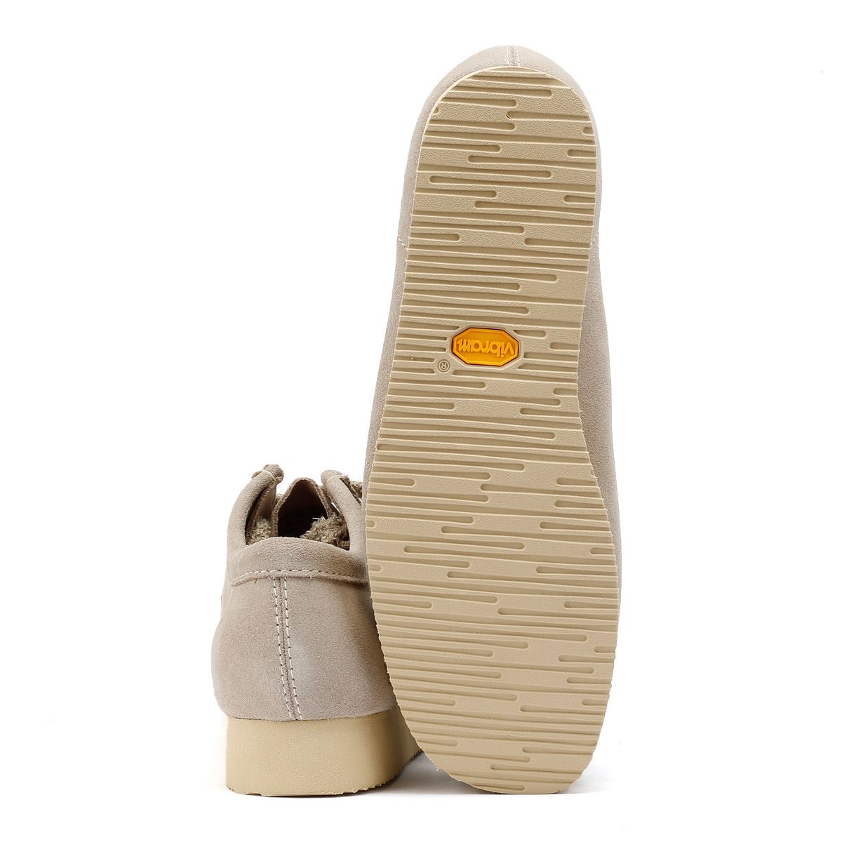 Clarks Originals Wallabee Day Chaussures Grises Pour Hommes En Daim À Lacets