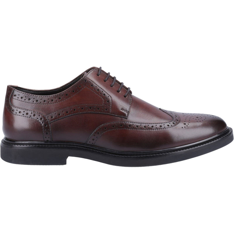 Hush Puppies Kingston Chaussures De Ville En Cuir Pour Homme De Couleur Chocolat