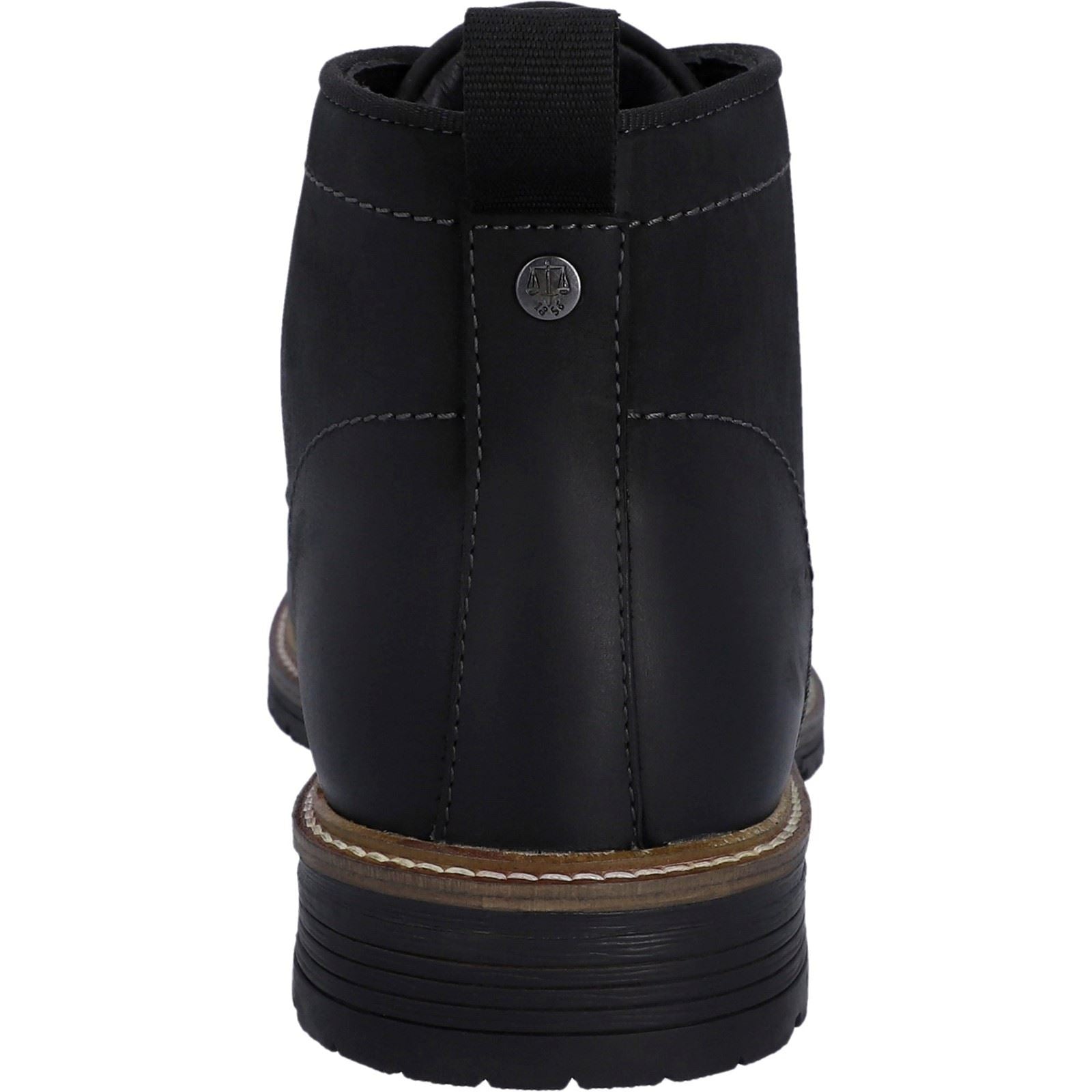 Hunter Jura Bottes Noires En Cuir Pour Hommes