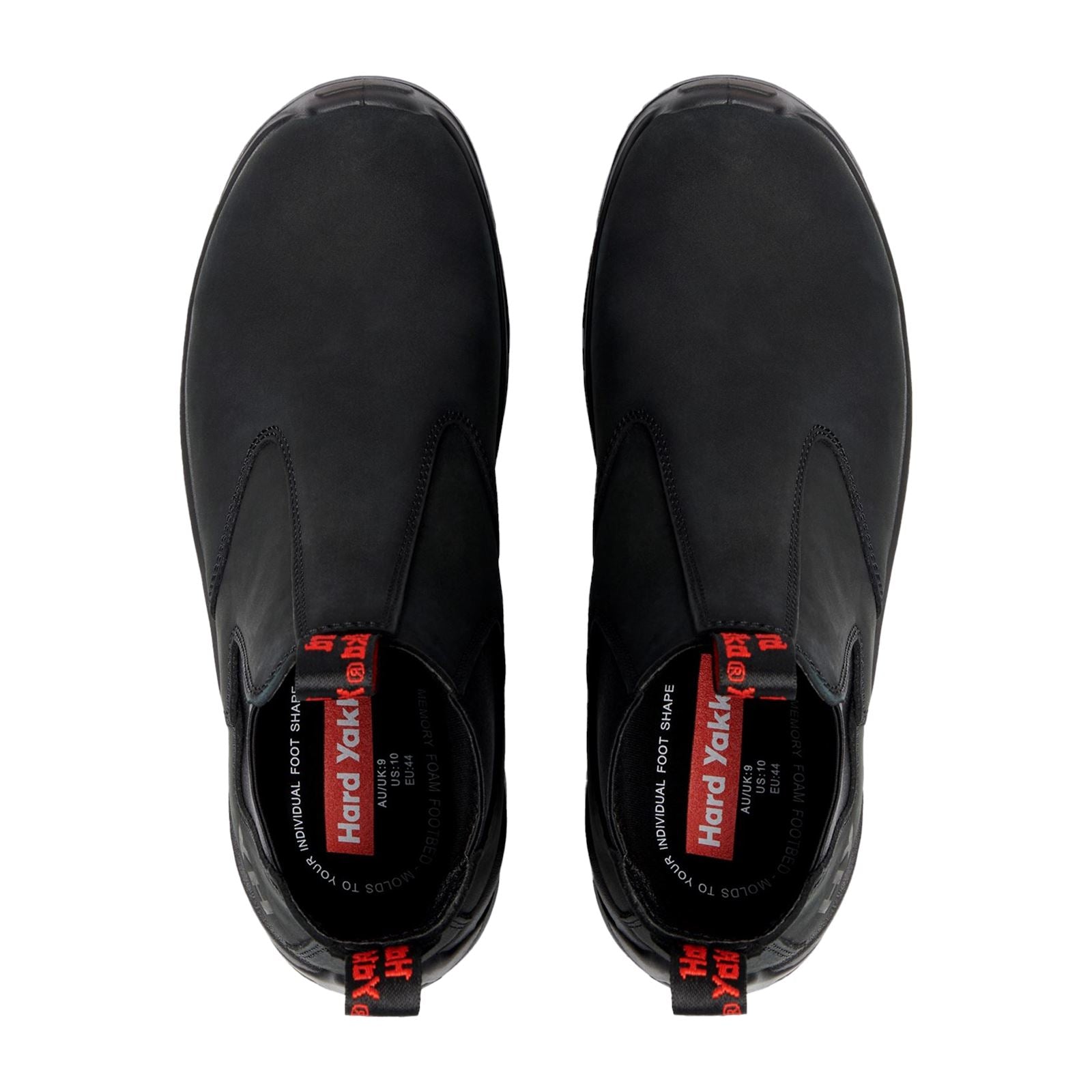 Hard Yakka Bottes Noires En Cuir Pour Homme Banjo Ns