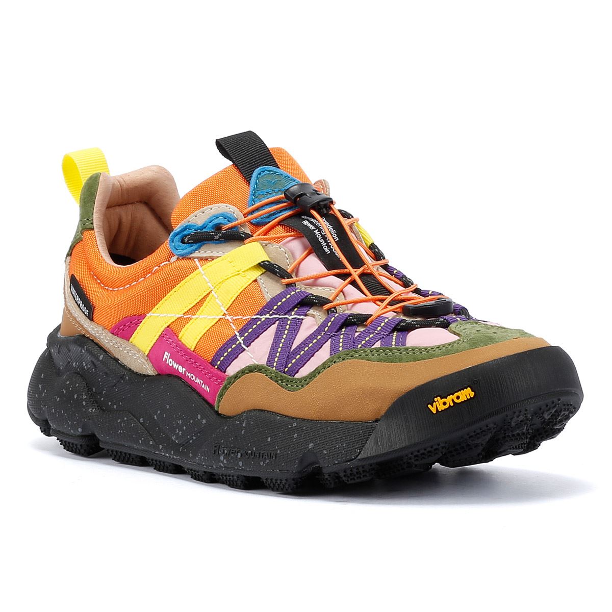 Flower Mountain Iwano Baskets En Daim Orange