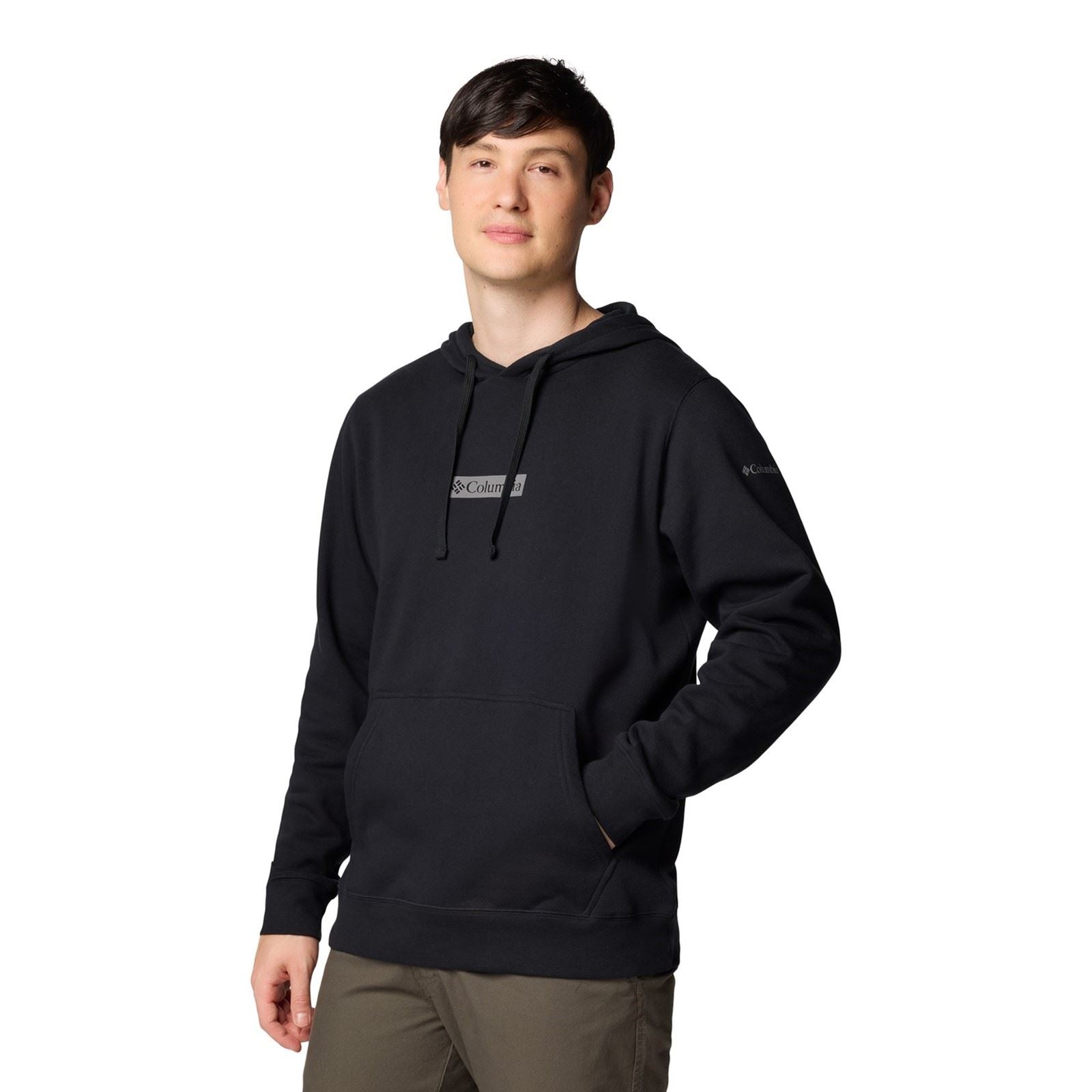 Columbia Columbia Trek Sweat À Capuche Noir En Coton Pour Homme Trek