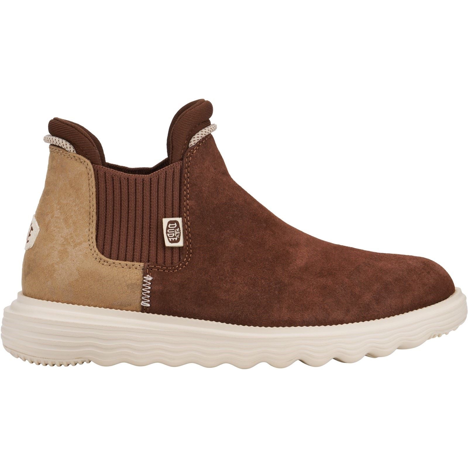 HEYDUDE Branson Novelty Bottes En Cuir Pour Femmes Marron/Serpent