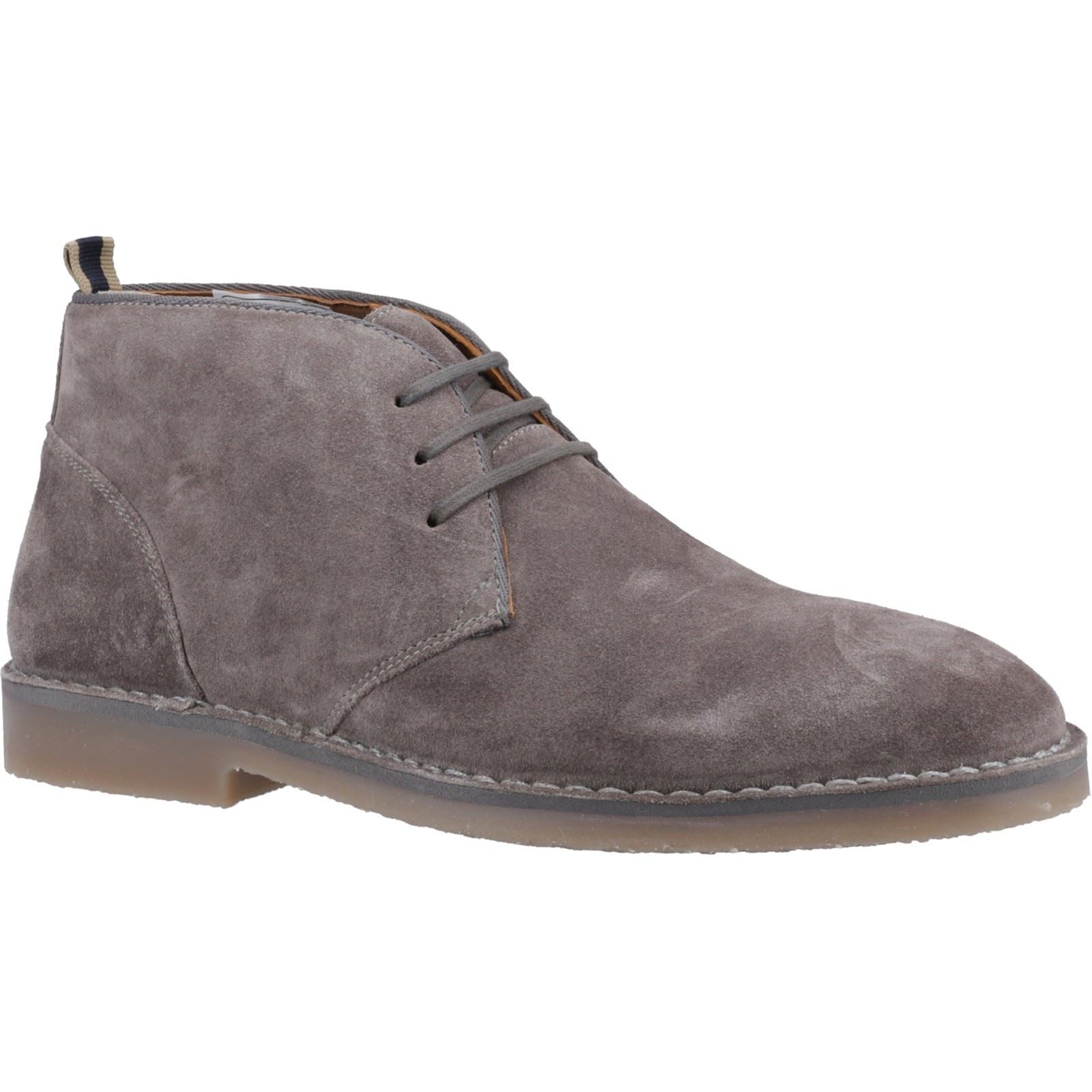 Dune Cashed Bottes En Daim Grises Pour Hommes