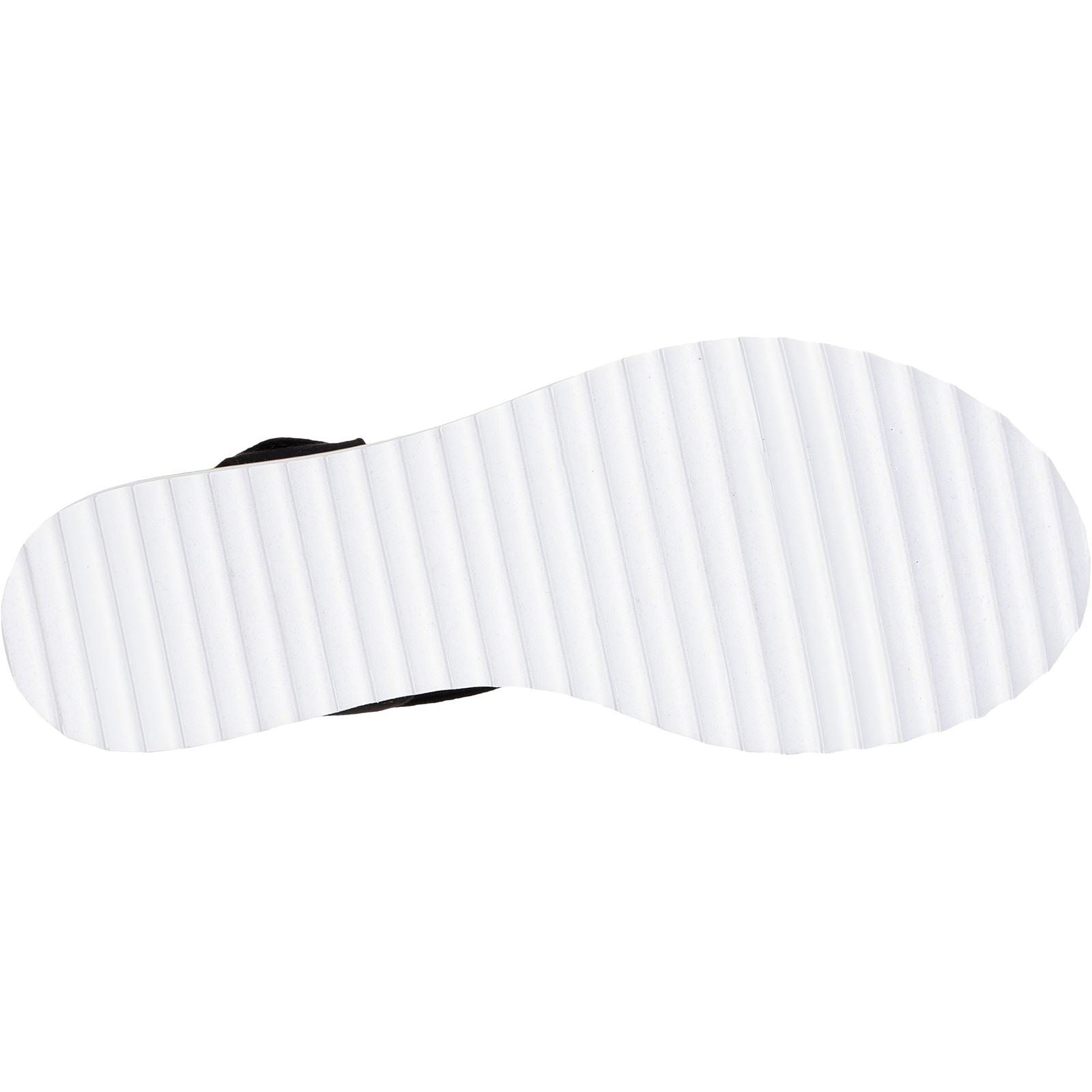 Skechers Desert Kiss Serendipitous Sandales Noires Pour Femmes En Synthétique