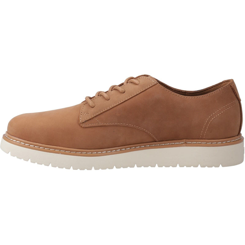 TOMS Navi TRVL LITE Chaussures En Cuir Pour Hommes À Lacets Tan
