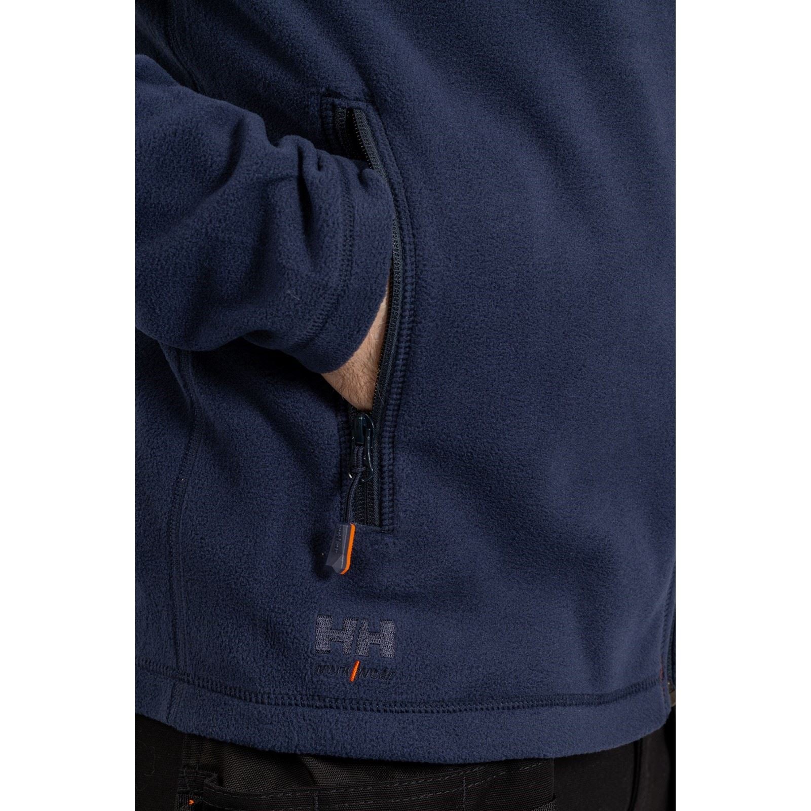 Helly Hansen Workwear Oxford Veste En Polaire Bleue Pour Homme