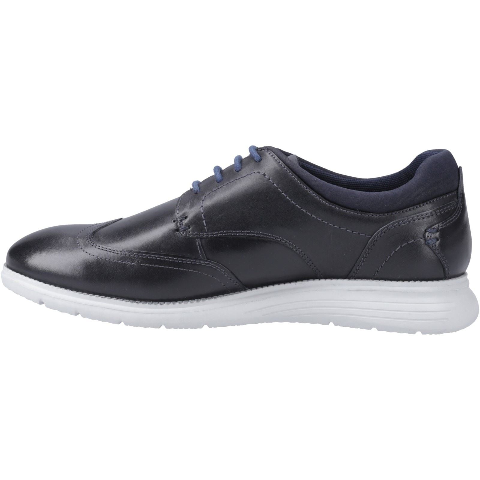 Pod Vantage Chaussures À Lacets En Cuir Pour Hommes, Bleu Marine