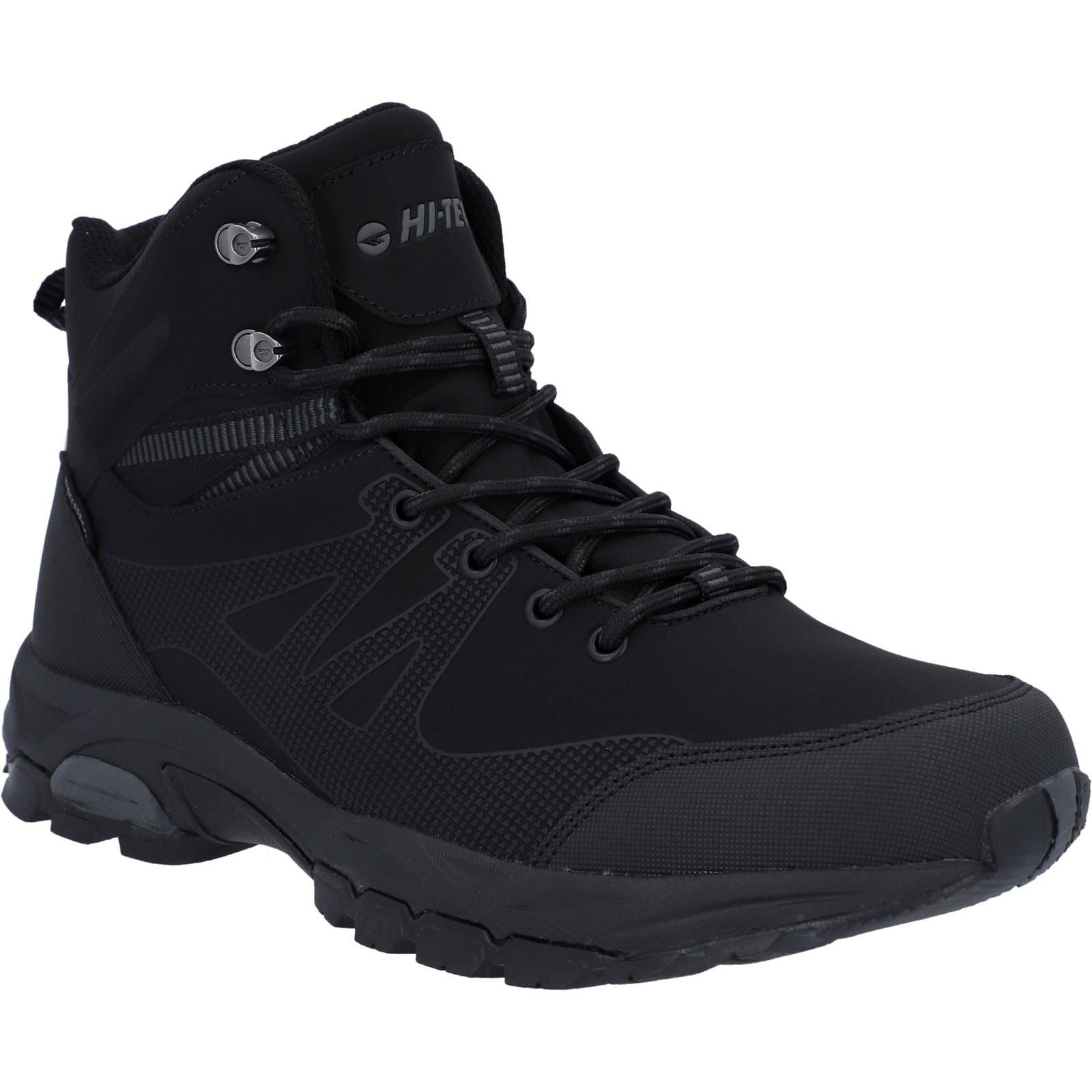 Hi-Tec Jackdaw Mid WP Chaussures De Randonnée Pour Homme En Polyester Noir/gris Carbone