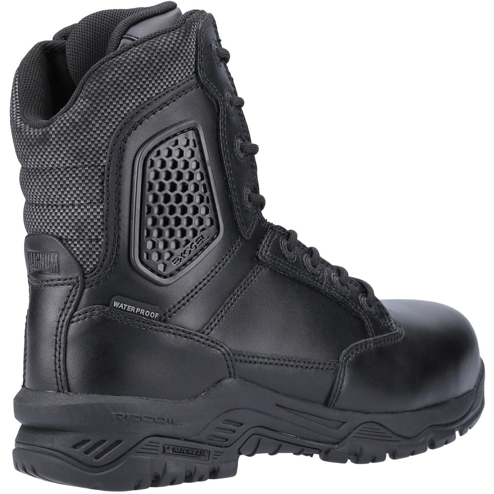 Magnum Bottes De Sécurité En Cuir Noir Strike Force 8.0