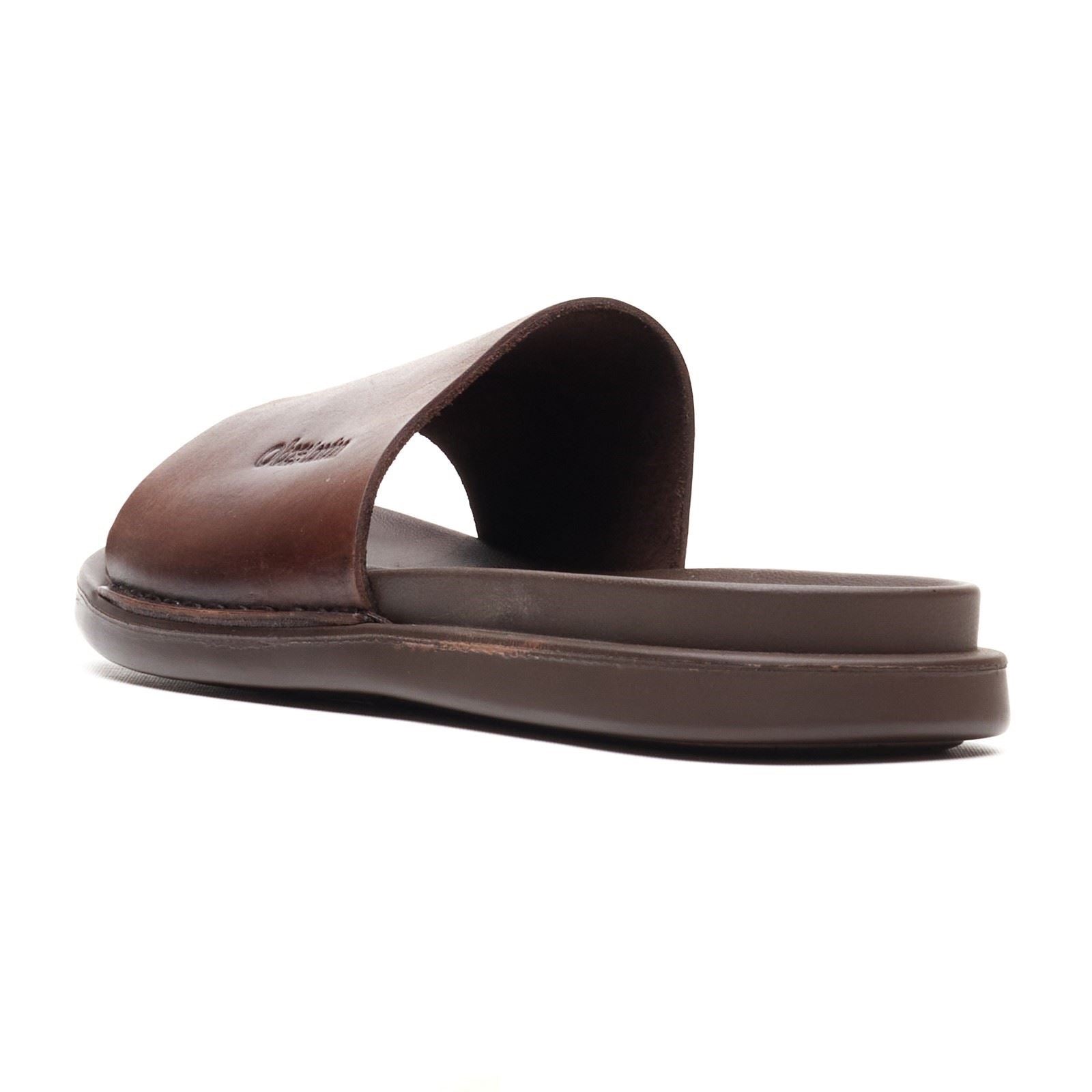Base London Albany Sandales En Cuir Pour Hommes Marron
