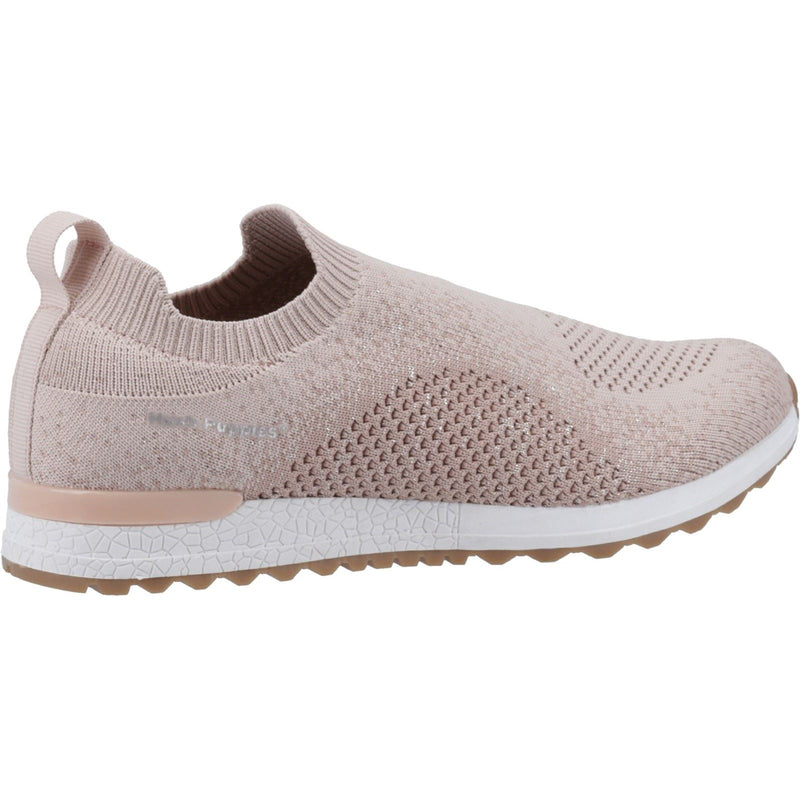 Hush Puppies Ennis Baskets En Tissu Pour Femmes Couleur Rose Poudré
