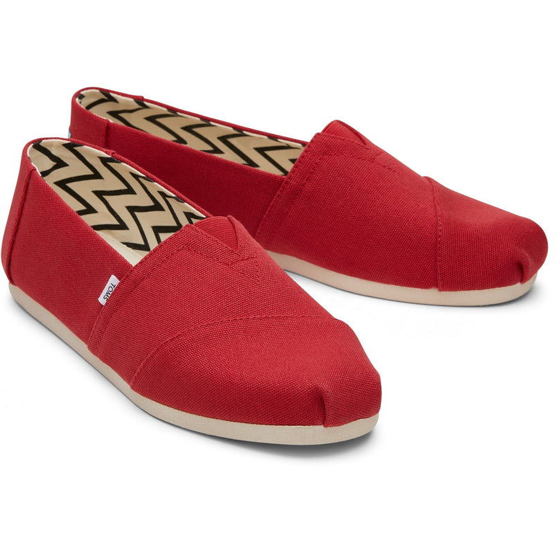 TOMS Alpargata Espadrilles Pour Hommes En Coton 100% Rouge