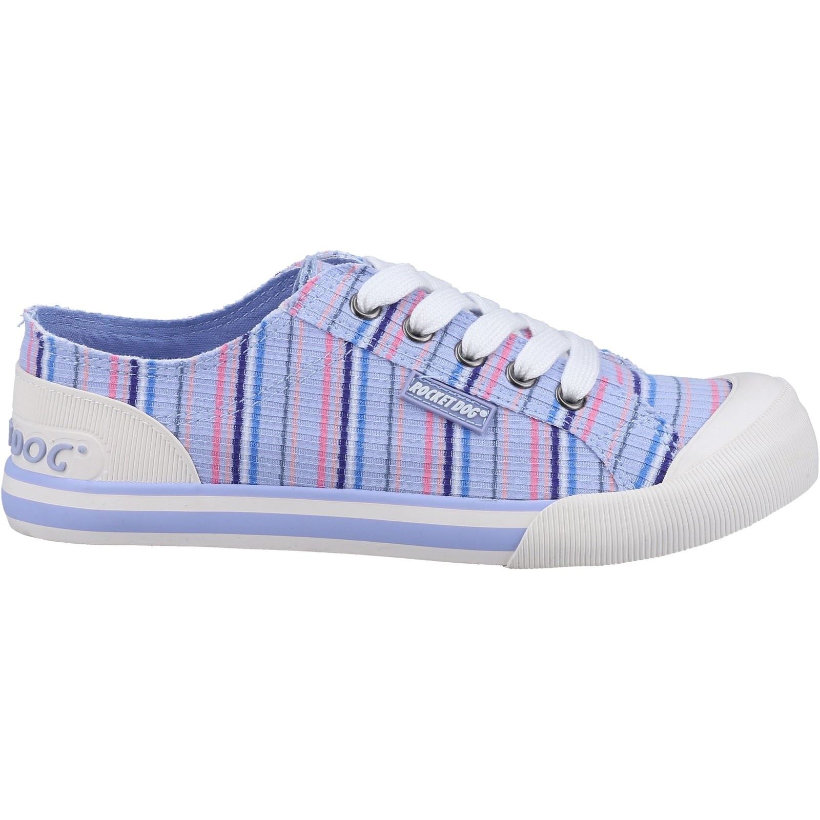 Rocket Dog Jazzin Lynn Sneakers En Coton Pour Femmes De Couleur Pervenche