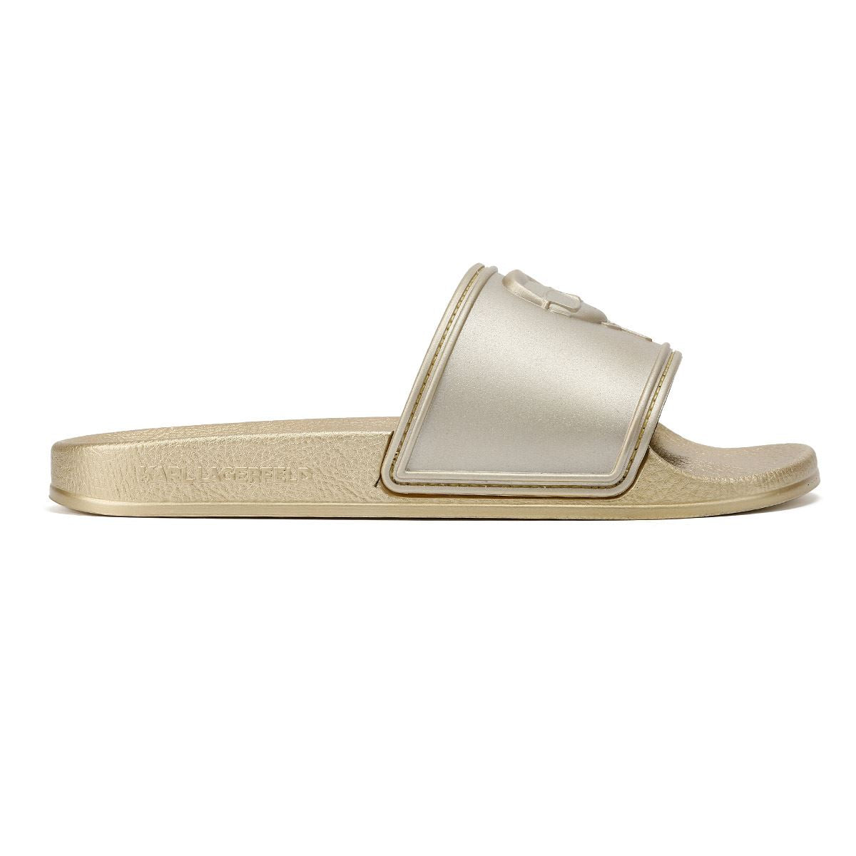 Karl Lagerfeld Kondo 2.0 Karl NFT Sandales Dorées Pour Femmes