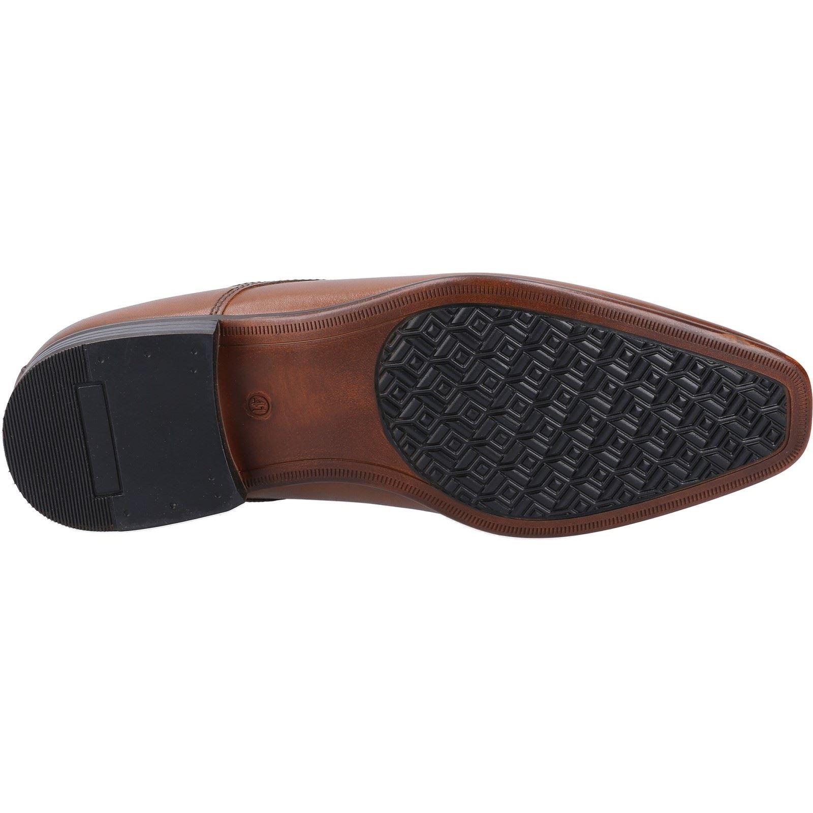 Base London Seymour Chaussures Oxford Brunes En Cuir Pour Hommes