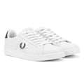 Fred Perry Cupsole Baskets Blanches En Cuir Pour Hommes