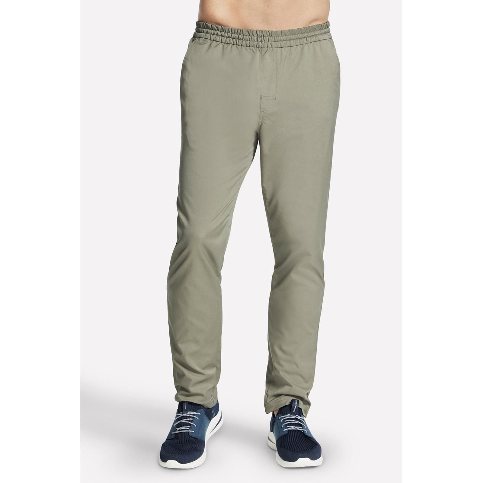 Skechers Performance Pant Downtown Classic Pantalons De Jogging En Polyester Pour Hommes En Olive