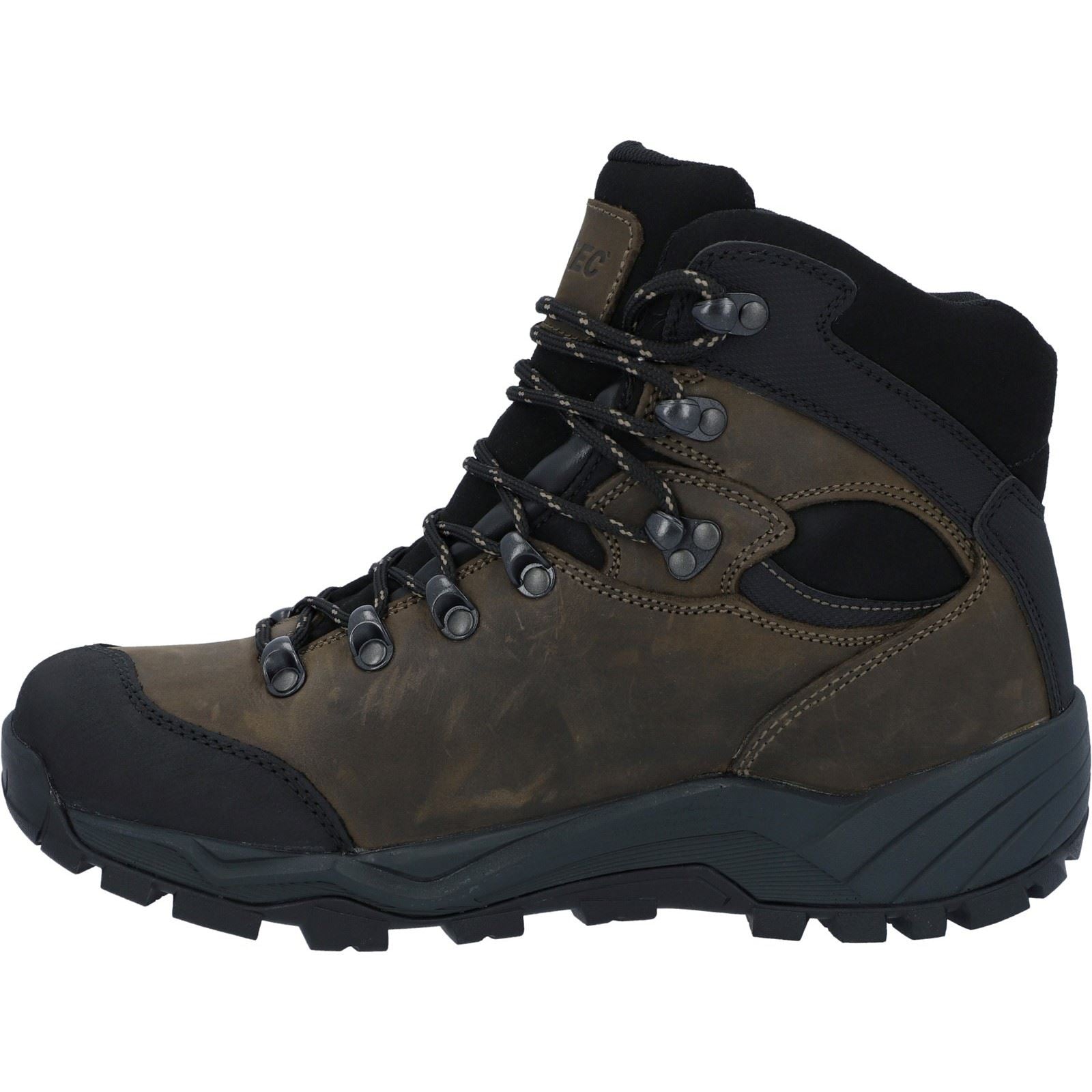 Hi-Tec Altitude Pro RGS Chaussures De Randonnée En Cuir Pour Hommes Couleur Chocolat Noir