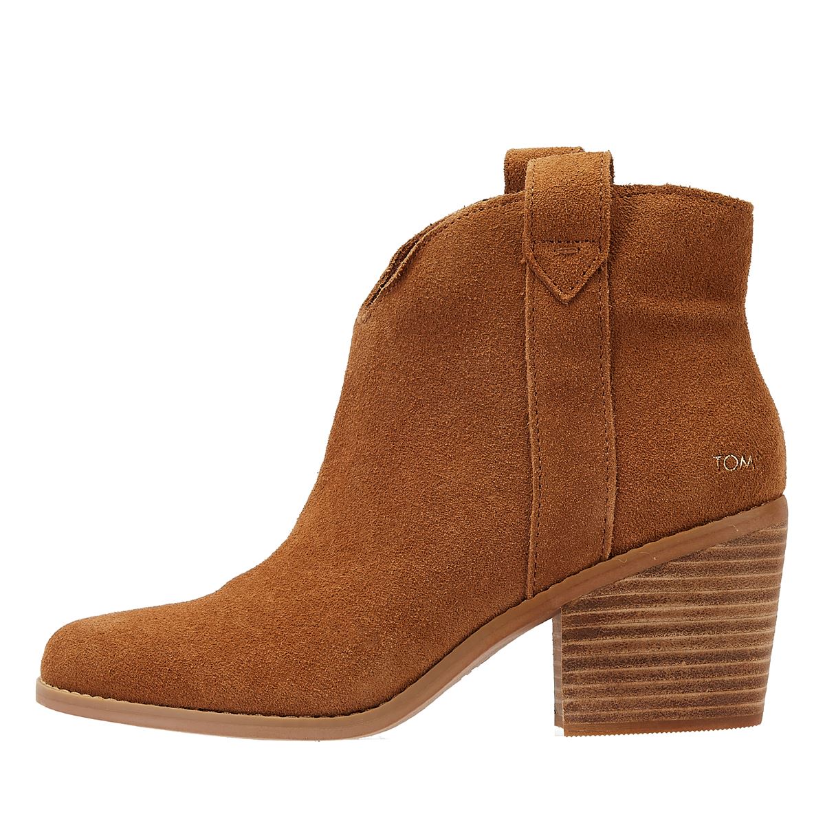 TOMS Bottes En Daim Pour Femmes Constance Couleur Tan