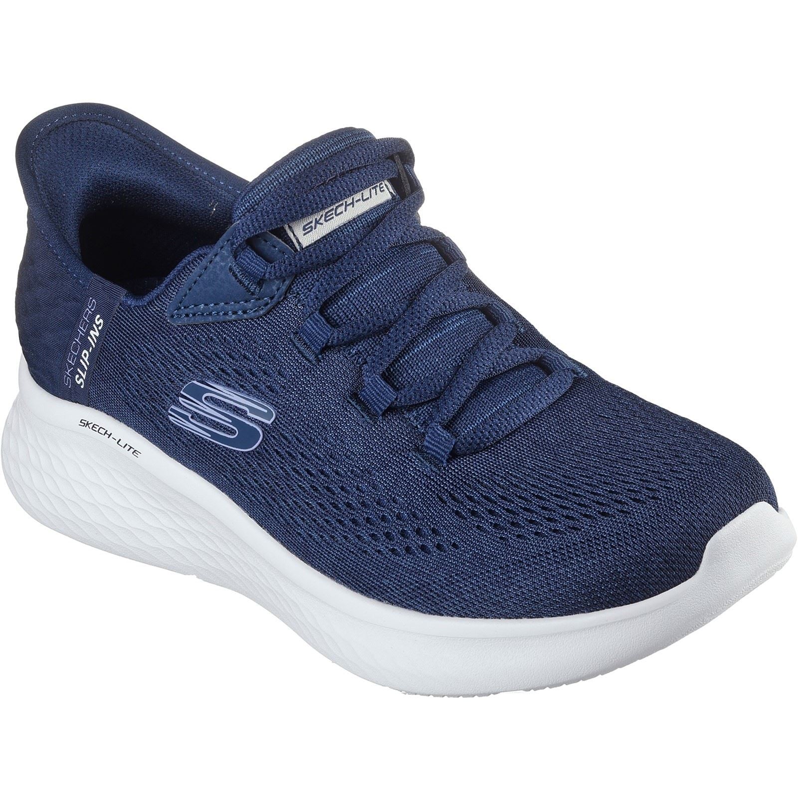 Skechers Skech-Lite Pro Natural Baskets En Toile Pour Femmes Marine/Multicolores