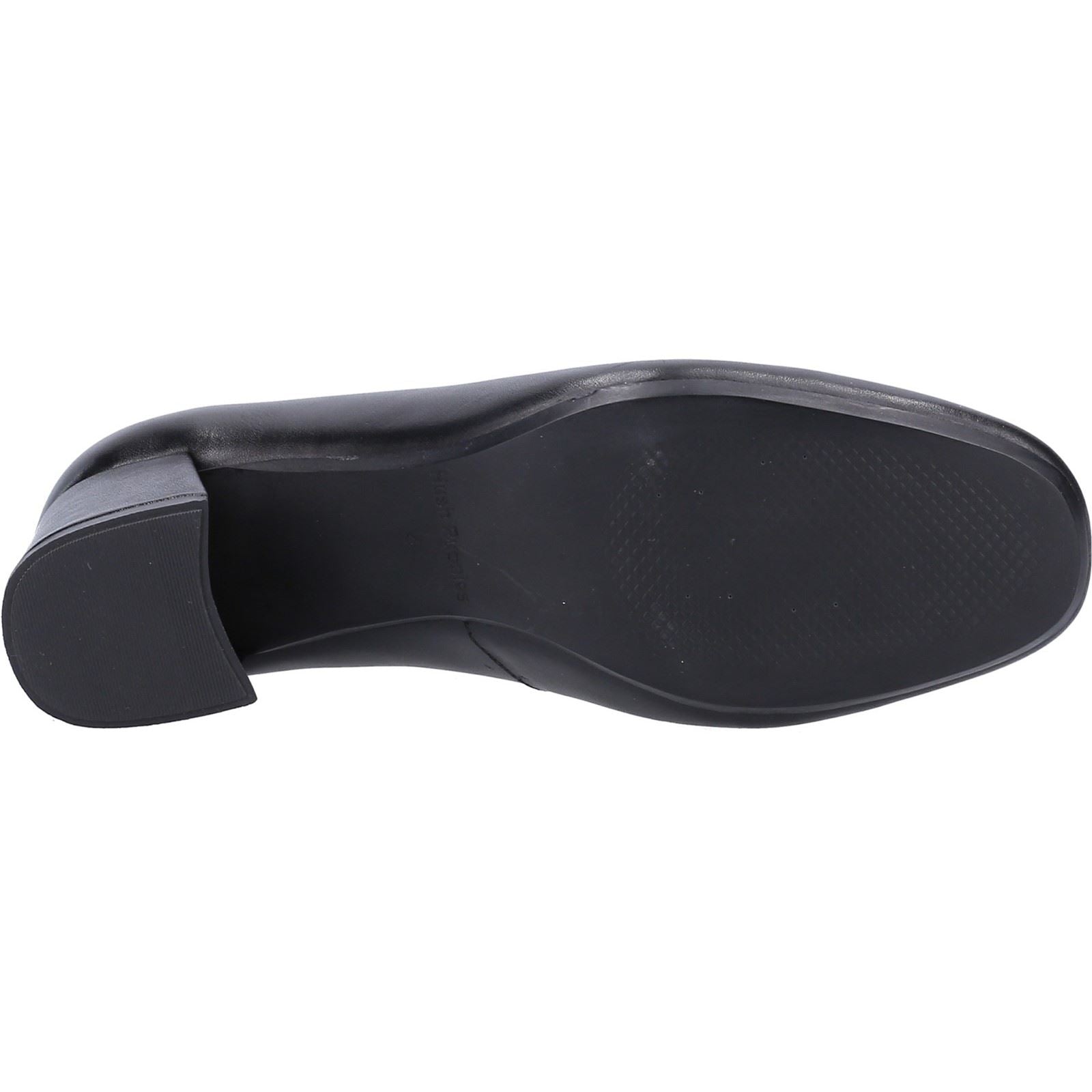 Hush Puppies Alicia Court Shoe Talons Hauts Noirs Pour Femmes En Cuir